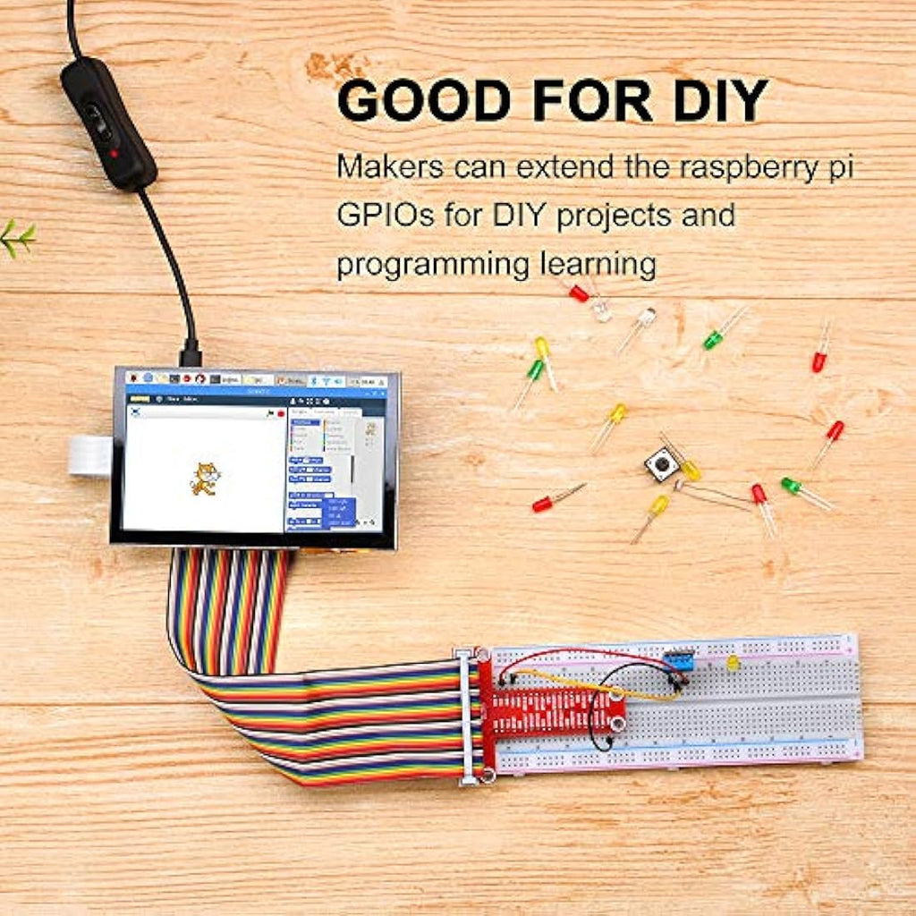 OSOYOO 5 Inch DSI Capacitive Touch Screen LCD Monitor for Raspberry Pi