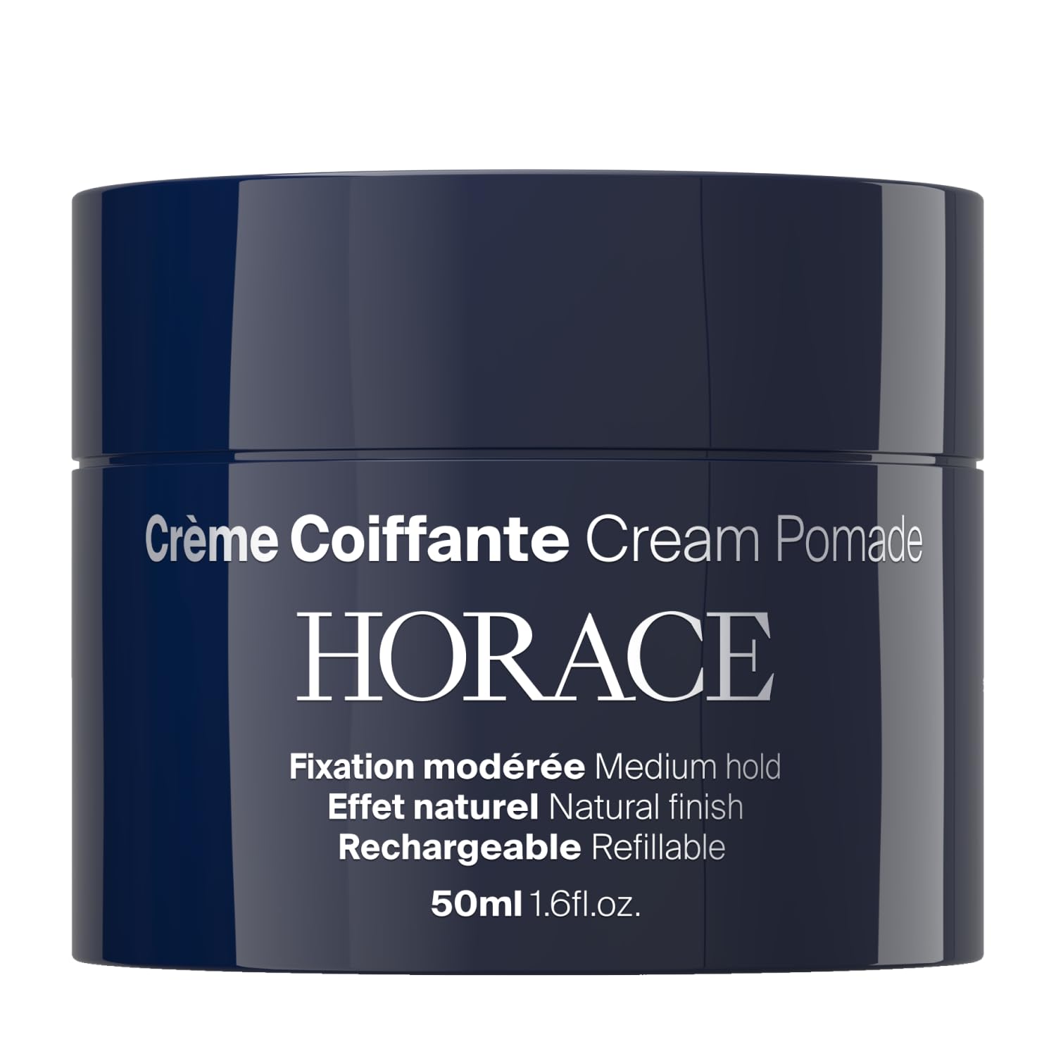 Horace Cream Pomade – Medium Hold Hair Styling Cream – 50ml Refillable