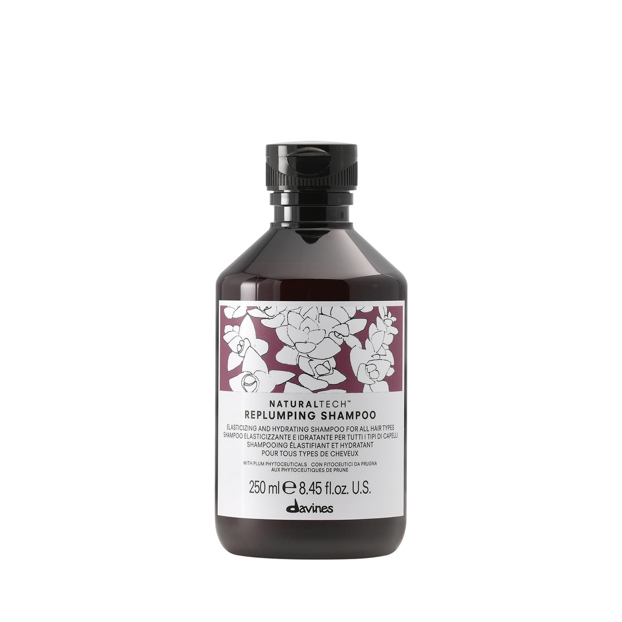 Davines Naturaltech Replumping Shampoo | Hydrating & Elasticity 250ml