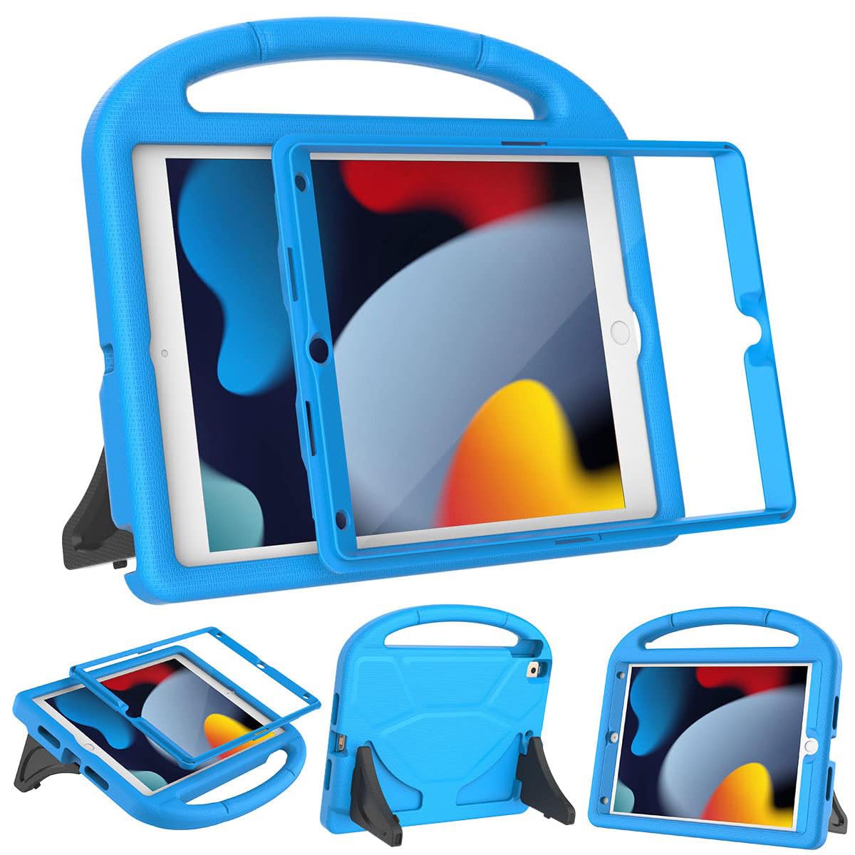 MOXOTEK iPad 10.2/10.5 Kids Case – Shockproof Cover with Screen Protector
