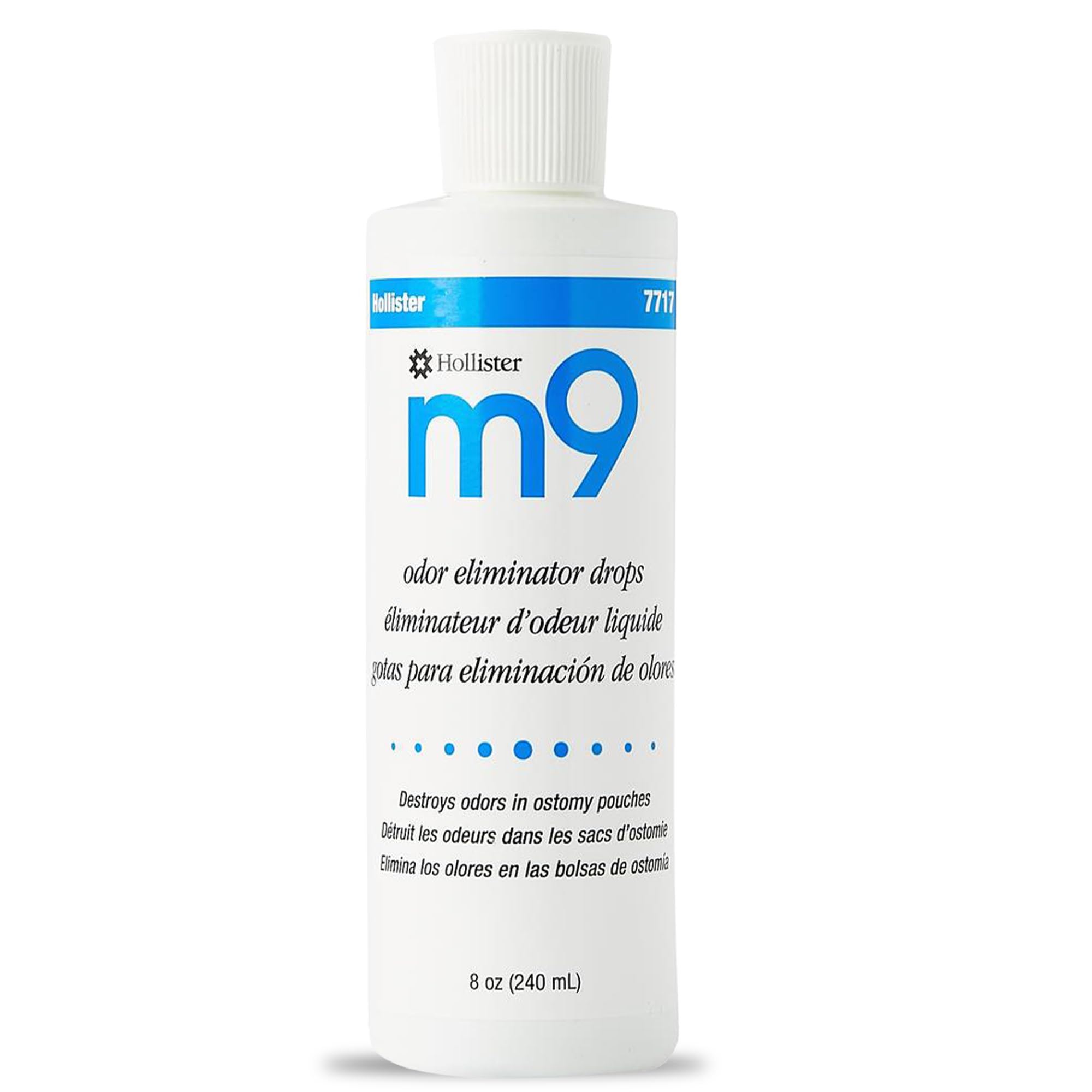 Hollister M9 Odor Eliminator Deodorant Drops for Ostomy Pouches, 8 oz
