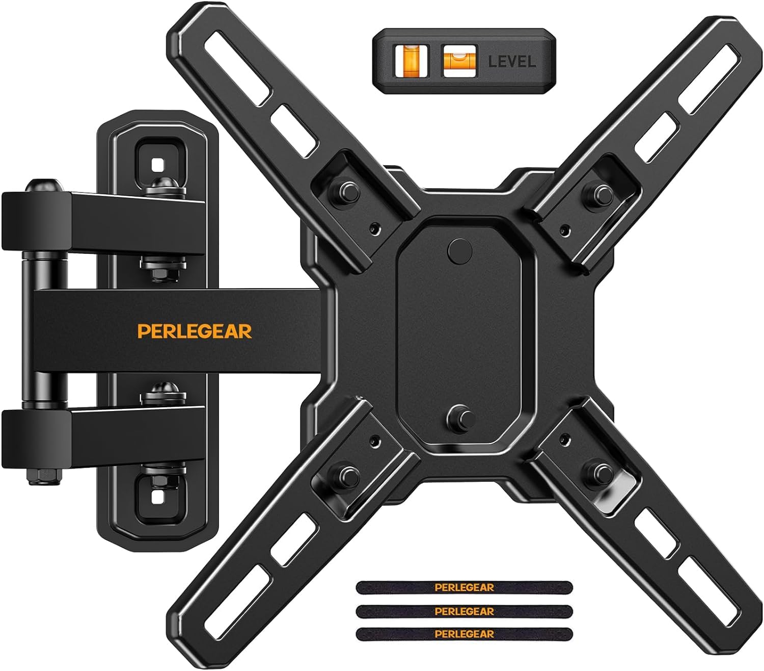 Perlegear Full Motion TV Wall Mount for 13-42 Inch TVs | VESA 200x200mm