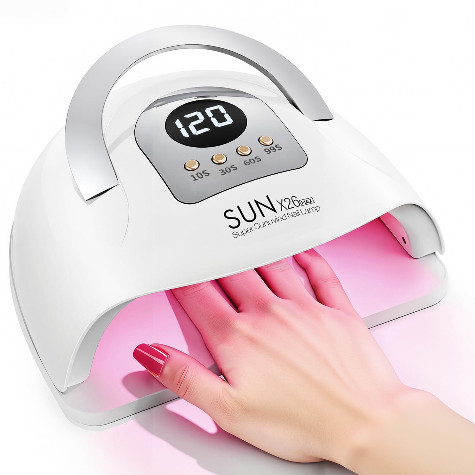 Jolof Store 380W UV LED Nail Lamp | Professional 81-Bead Gel Polish Dryer