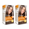 Kativa Brazilian Straightening 2 Pack – Hyaluronic Acid Vegan Hair Kit