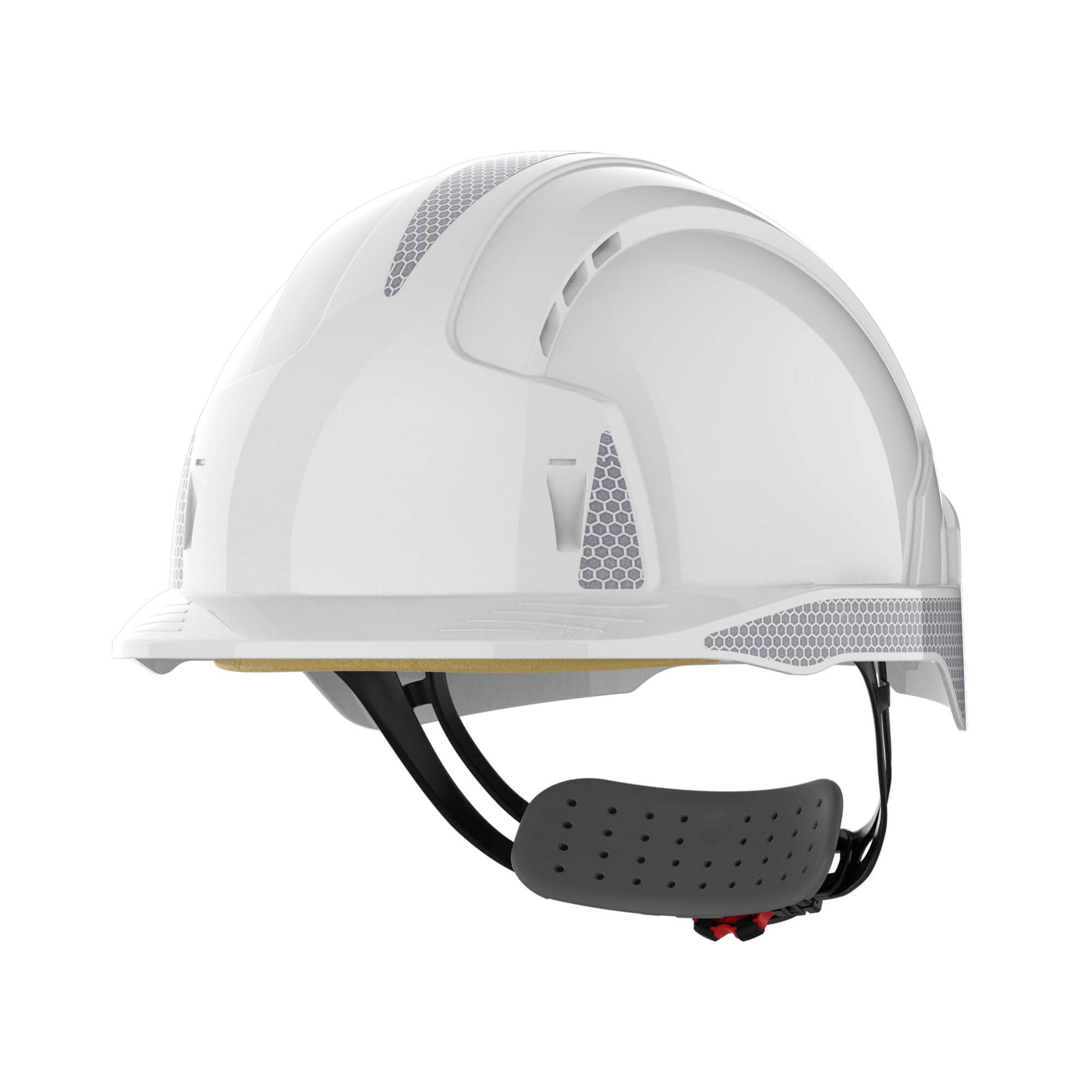 JSP EVOLite Vented Safety Helmet – Lightweight ABS Hard Hat, White