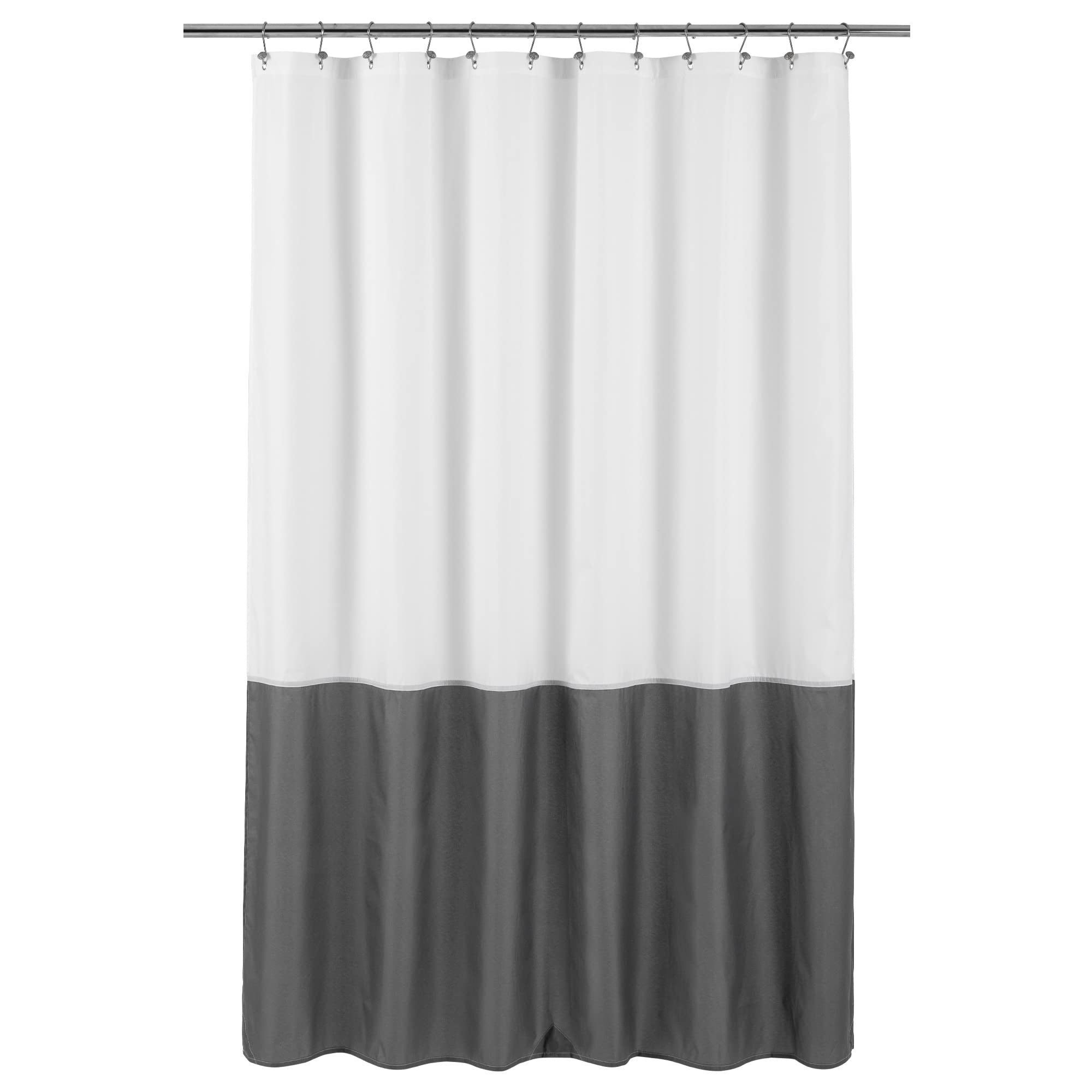 Jolof Store Waterproof Fabric Shower Curtain Liner with Weighted Magnets