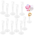 MIVIDE 12PCS Table Balloon Stand Kit – Reusable Clear Balloon Tree Holder
