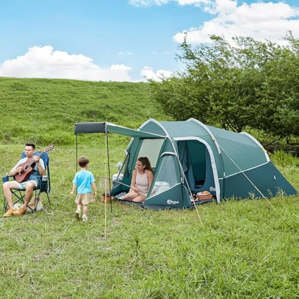 Portal 3 Person Tunnel Tent – 3000mm Waterproof Camping Tent with Porch