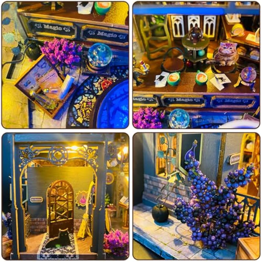 Jolof Store DIY Miniature Dollhouse Kit – Huoluo Castle Wooden 3D Model