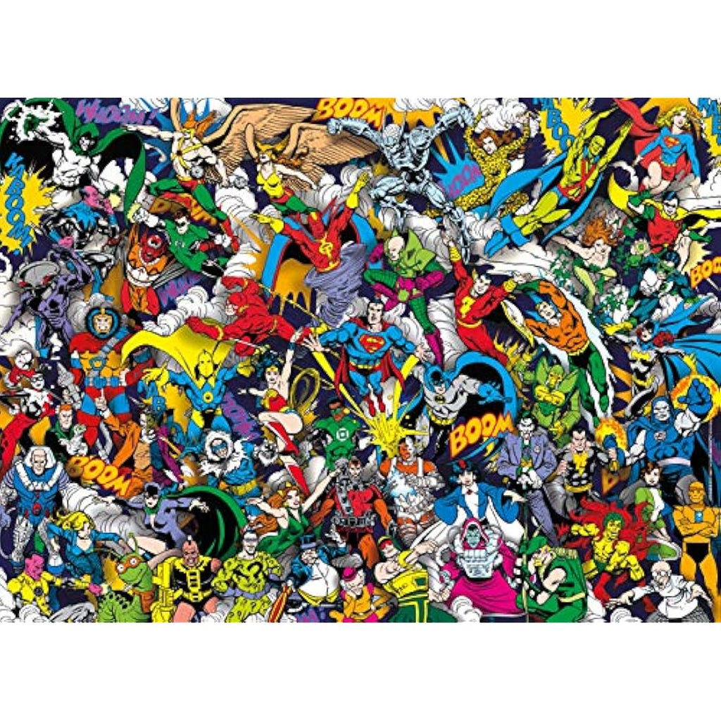 Clementoni DC Comics Impossible Jigsaw Puzzle - 1000 Pieces