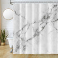 Uiiooazy White Marble Shower Curtain | Waterproof Polyester Bath Decor