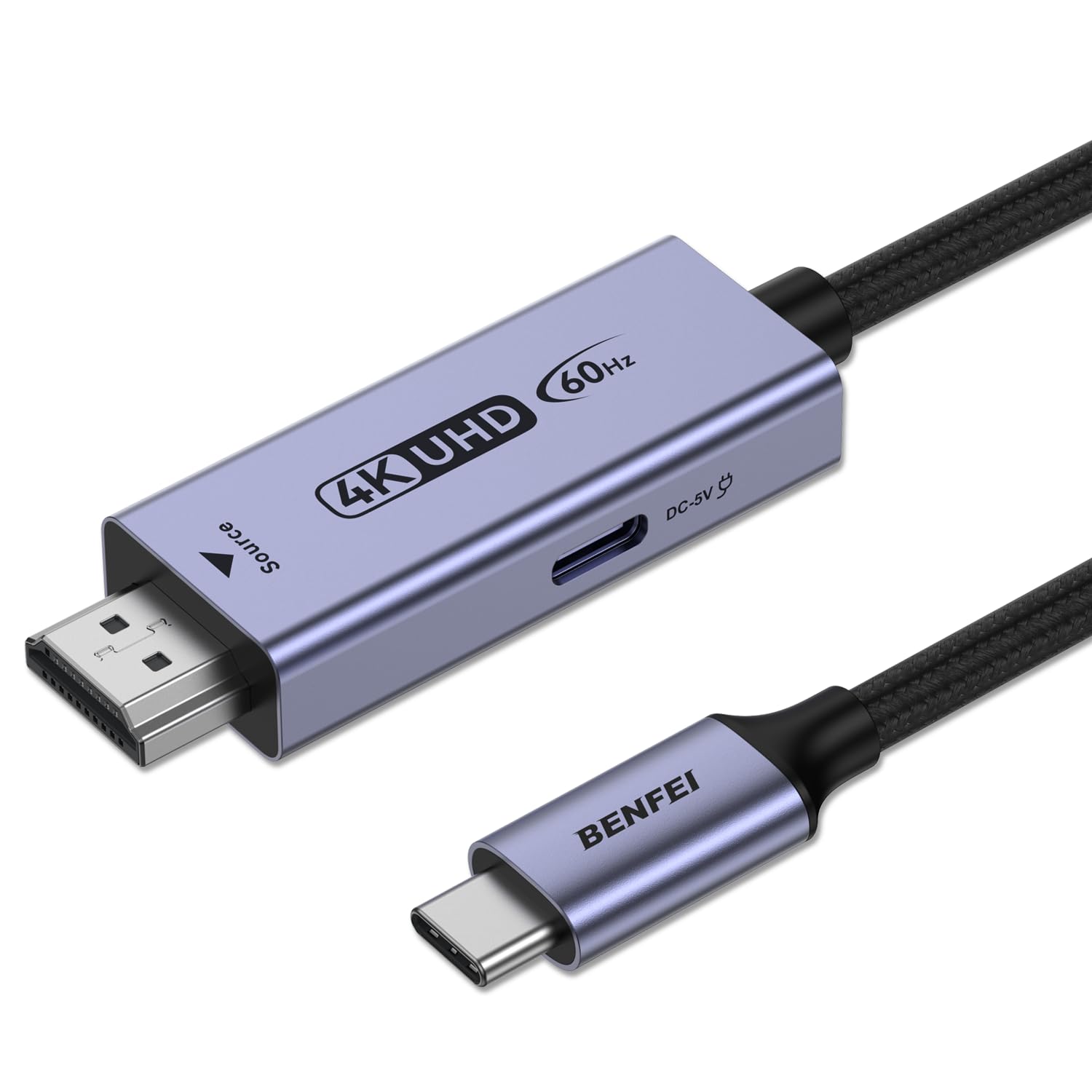 BENFEI HDMI to USB C Cable 6ft – 4K@60Hz Unidirectional Adapter