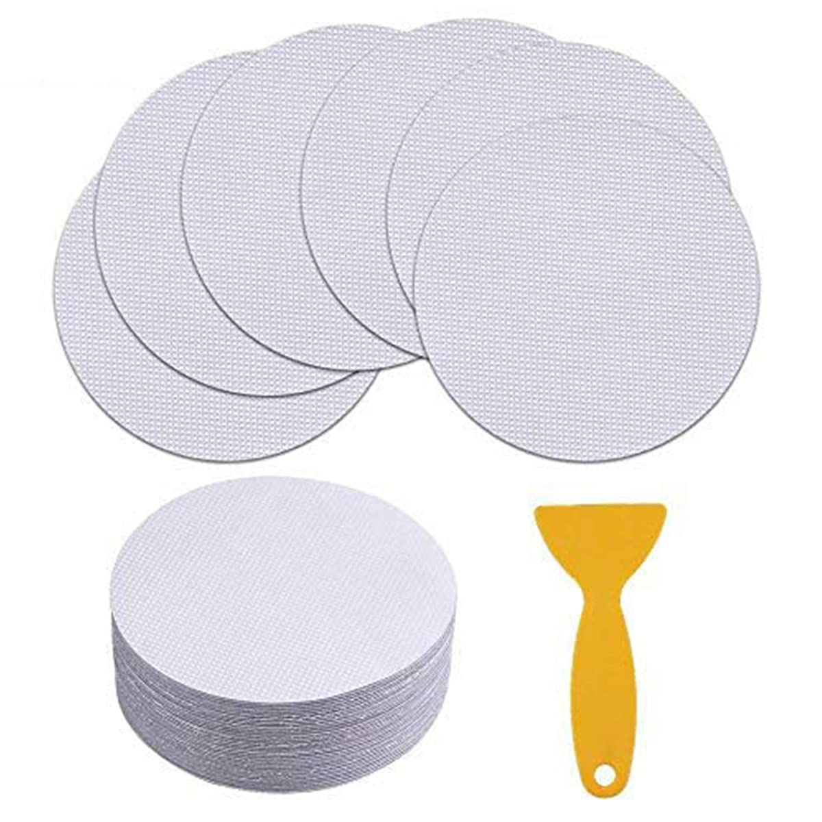 Jolof Store 40-Piece Non-Slip Shower Treads | Clear PEVA Bathtub Stickers