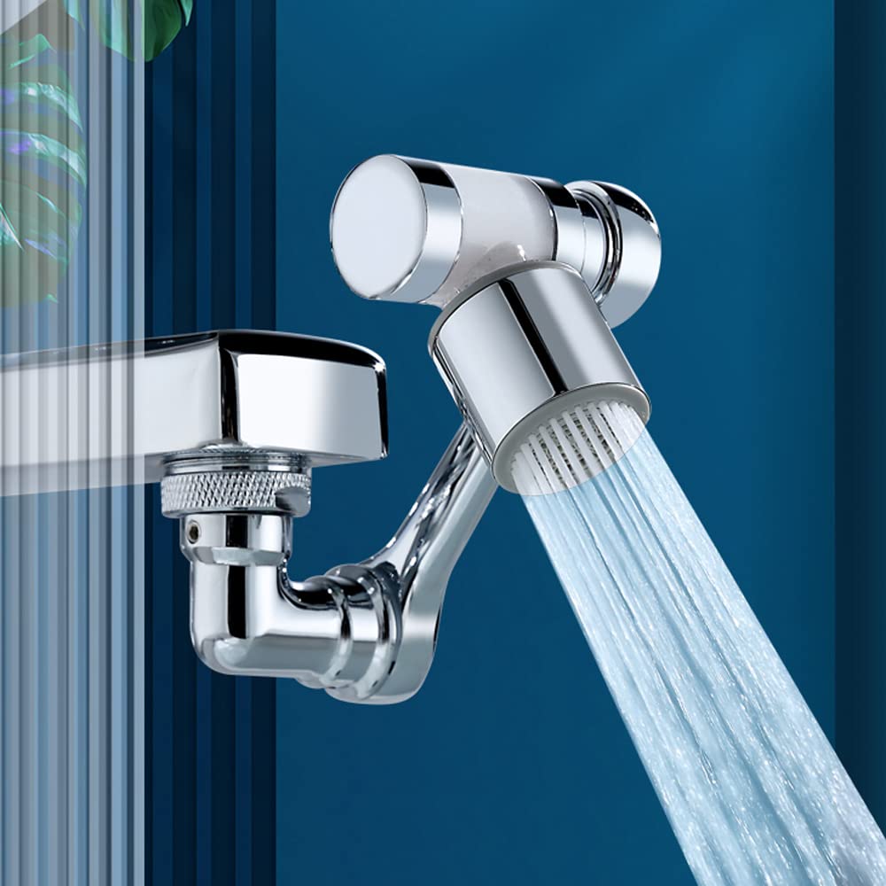 1080° Rotating Faucet Aerator – Splash Proof Water Saver