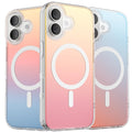 ORNARTO iPhone 17 MagSafe Case – Shockproof Rainbow Magnetic Cover