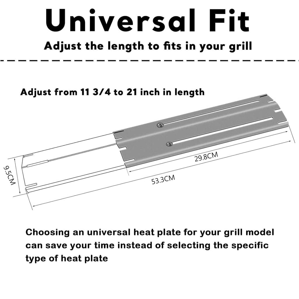 Denmay Universal Stainless Steel Grill Burner and Heat Plate Repair Kit