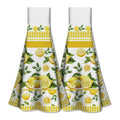 Jolof Store Lemon Kitchen Towels – 2Pcs Soft Absorbent Hanging Dishcloths