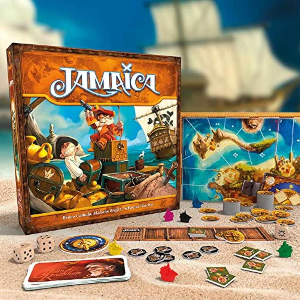 Asmodee Jamaica 2nd Edition Board Game | Pirate Strategy Family Game