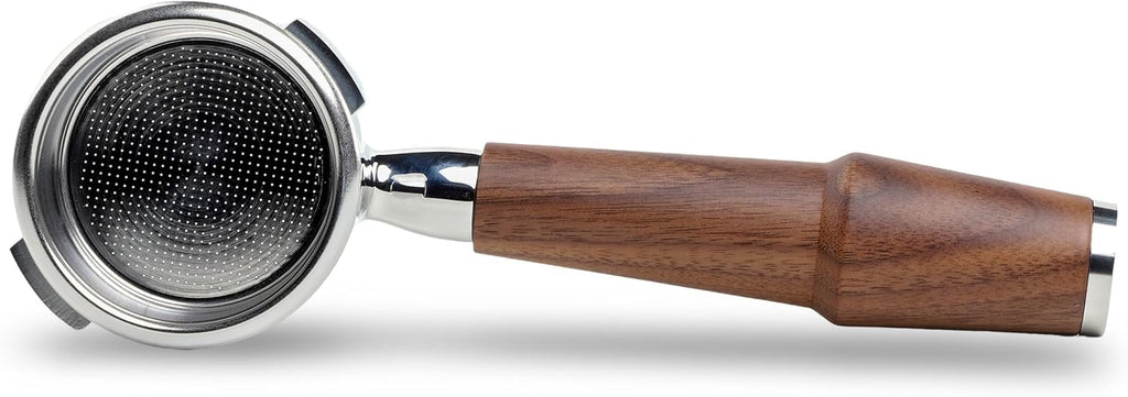 KNODOS Bottomless Portafilter for Gaggia 58mm - Walnut Handle & Basket
