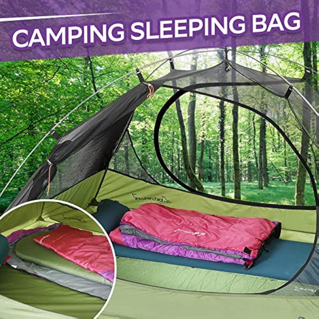 Clostnature 4-Season Sleeping Bag – Lightweight Compact Camping Gear