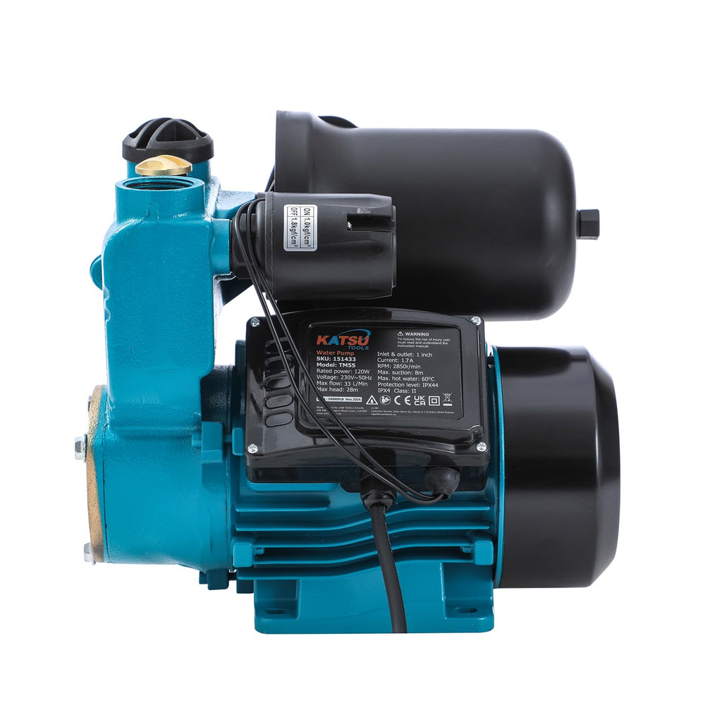 KATSU 150W Automatic Water Booster Pump | Self-Priming Pressure Control