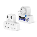Cruise Approved 7-in-1 Travel Adapter – Non Surge with USB-C