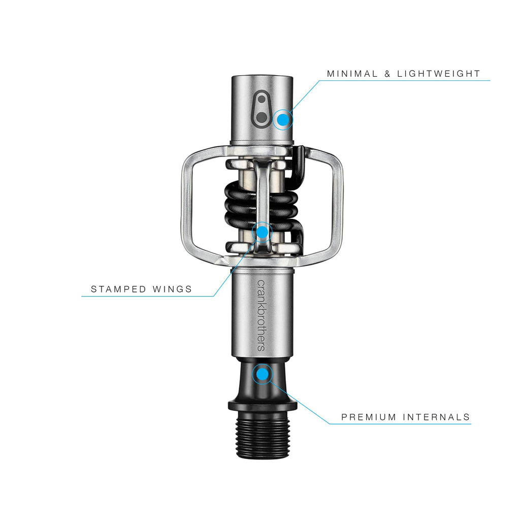 Crankbrothers Eggbeater 1 MTB Pedals – Steel Clipless for XC & CX
