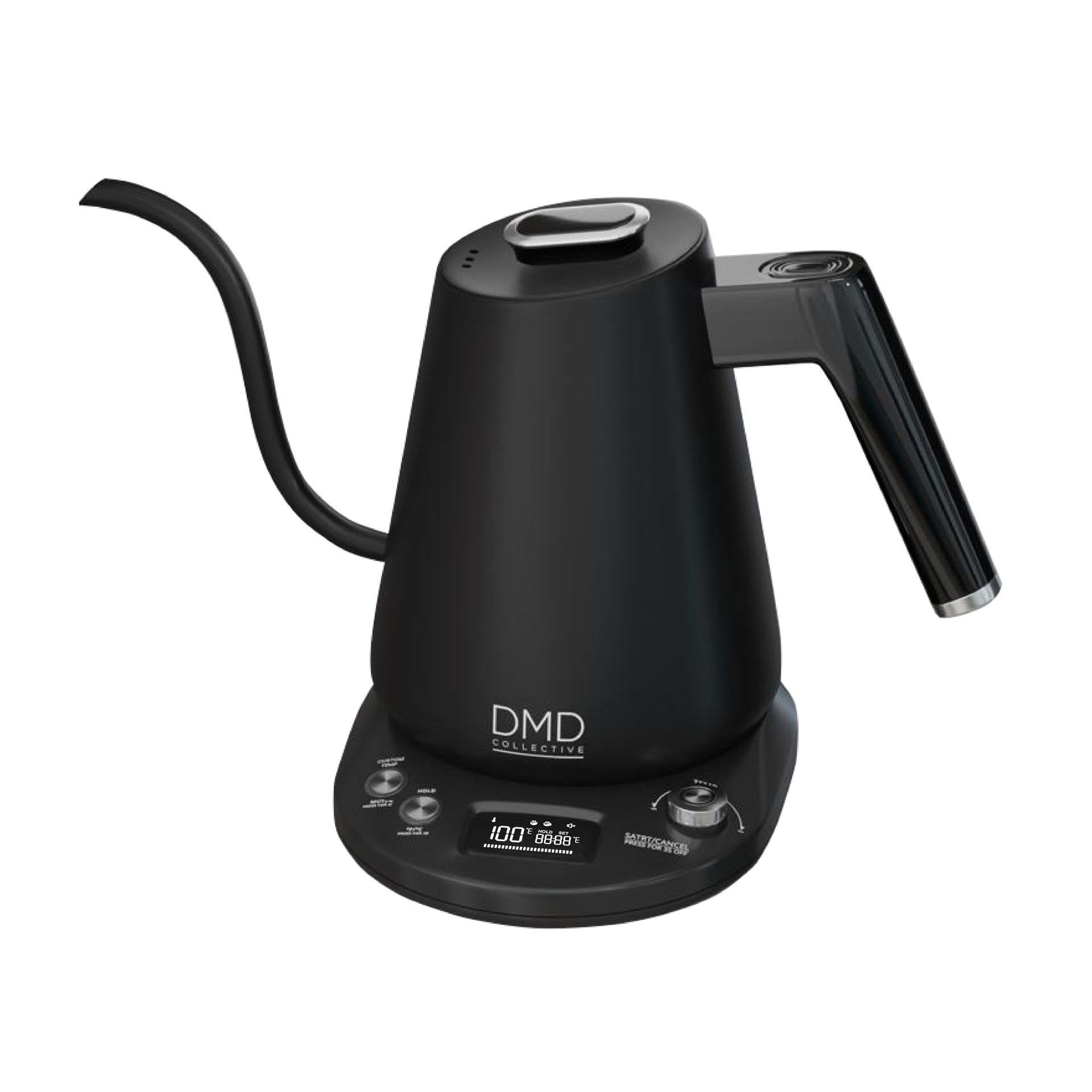 DMD Electric Gooseneck Kettle | 1L Pour-Over Coffee Kettle with Temp Control