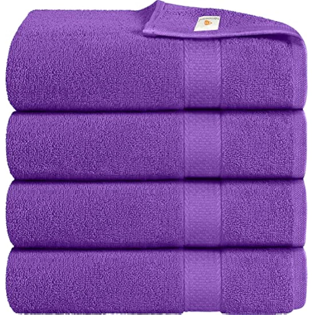 Egyptian Cotton Bath Towels – 4 Pack Large Absorbent Set