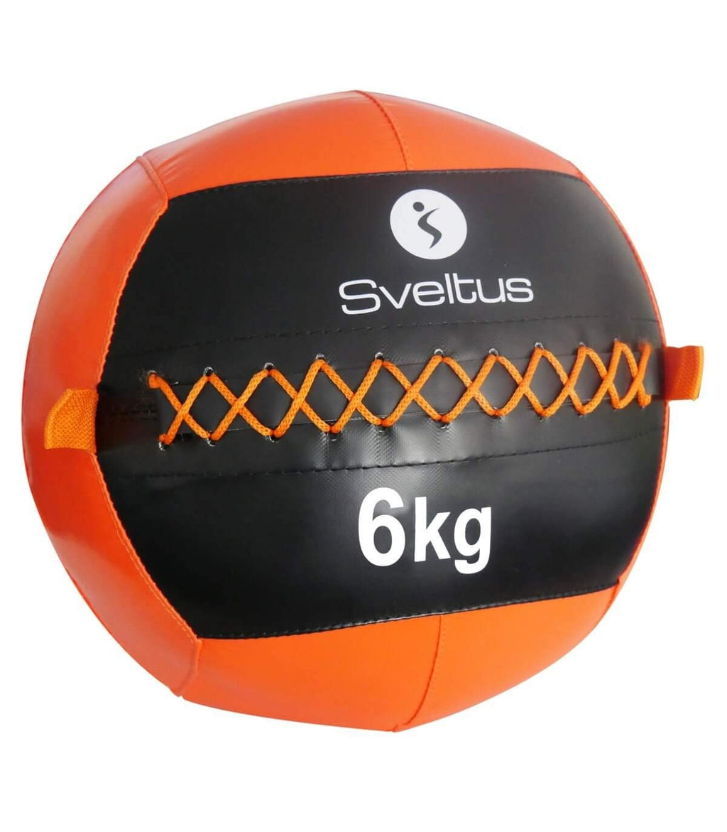 Sveltus Wall Ball 6kg – 35cm Diameter Non-Bounce Fitness Medicine Ball