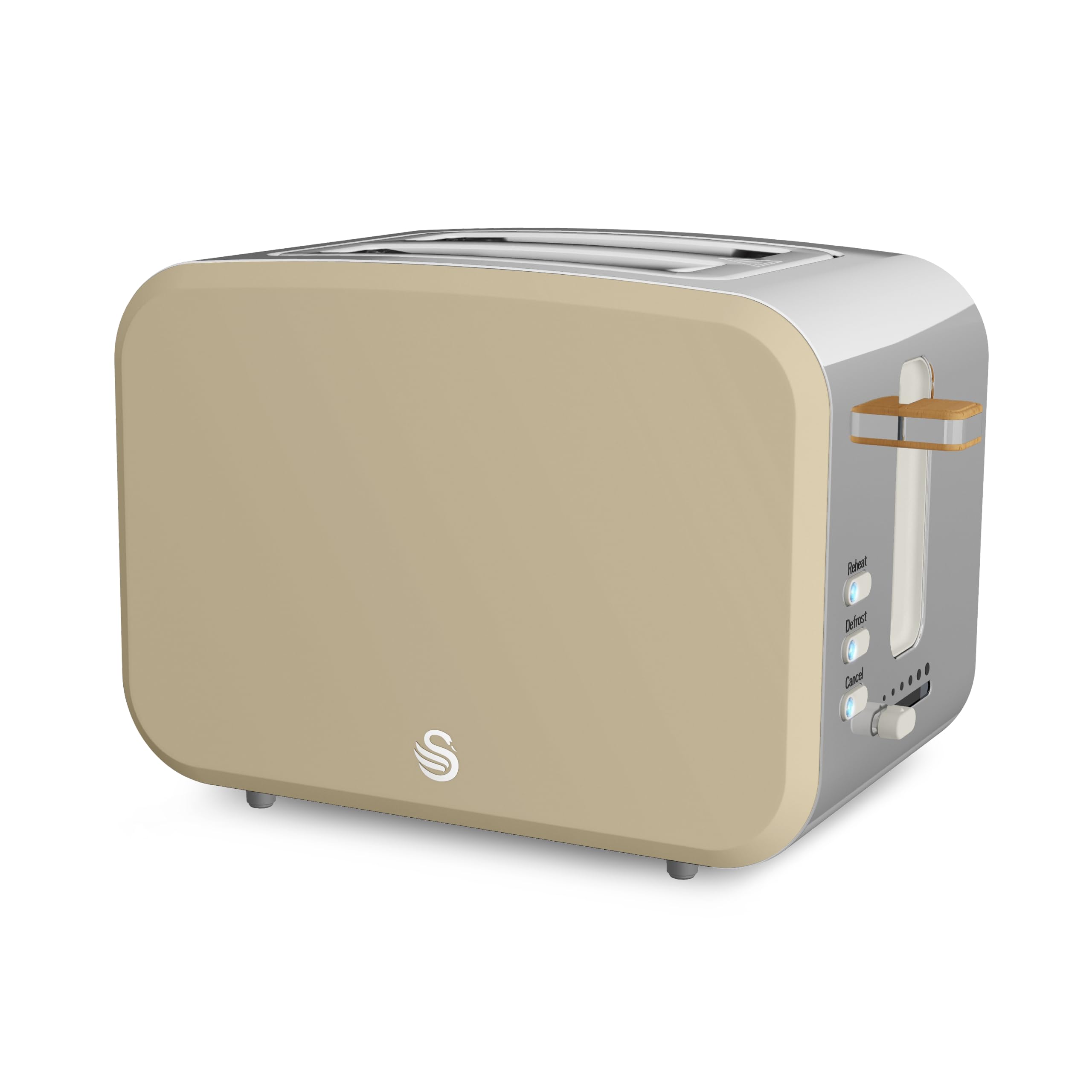 Swan Nordic 2 Slice Toaster – 900W with 6 Browning Levels, Oatmeal