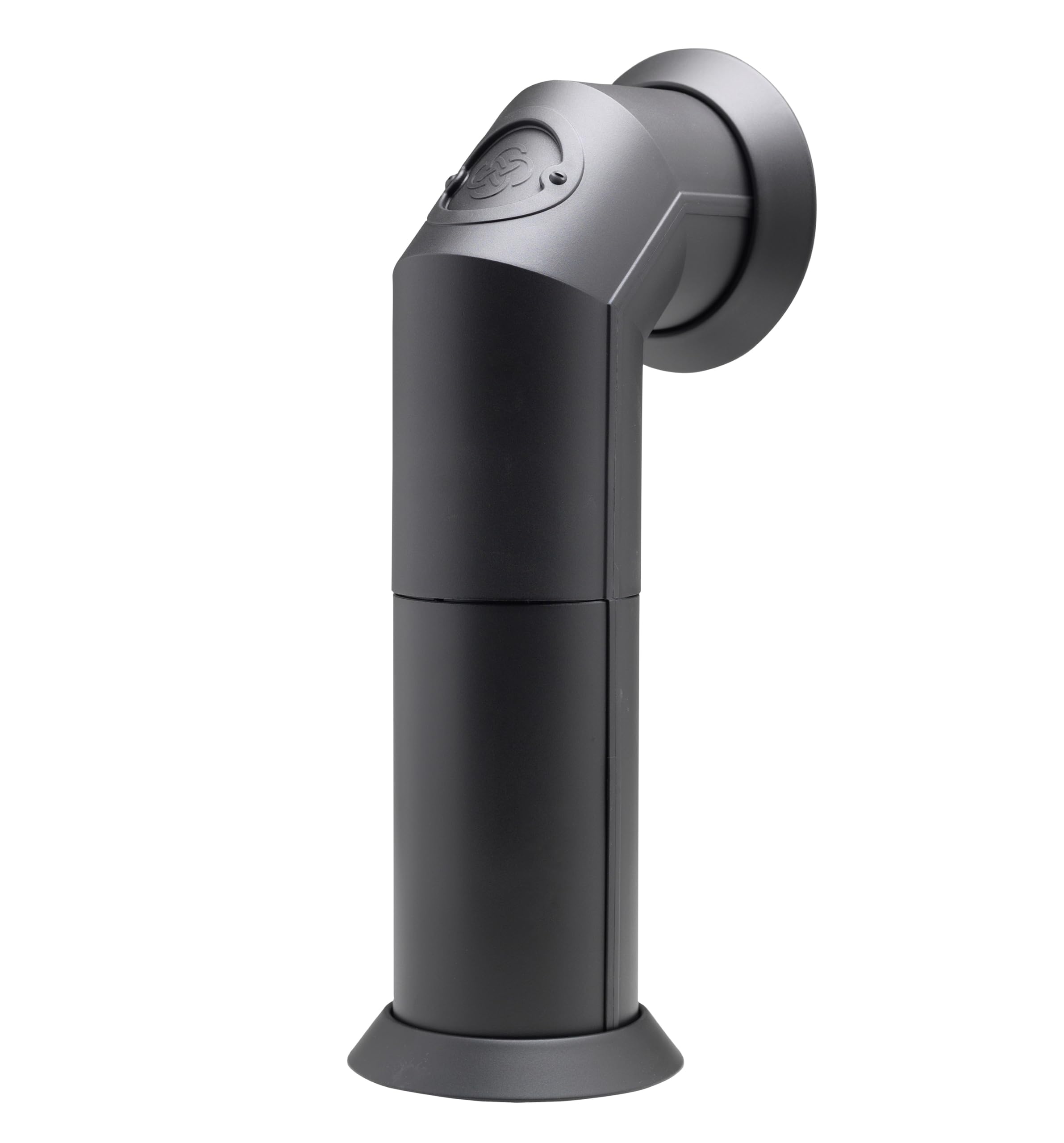 Dimplex Matt Black Angled Stove Pipe Accessory for Electric Fires
