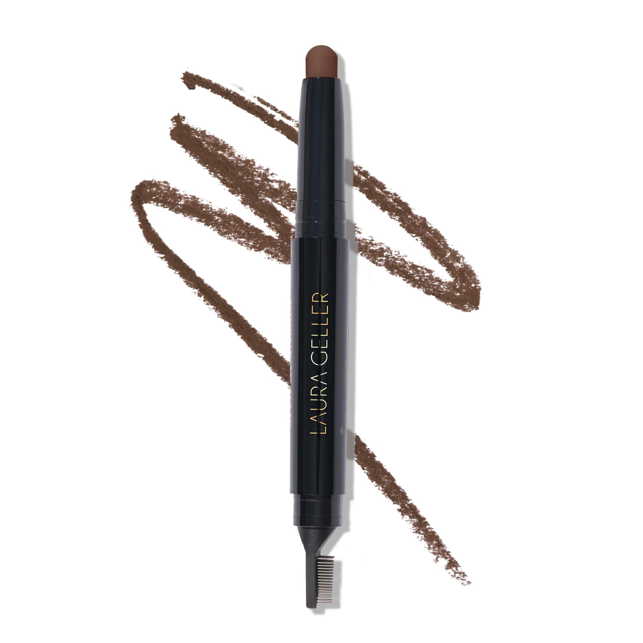 Laura Geller Define-n-Tame Brow Lifting Wax Stick with Castor Oil - Dark Brown