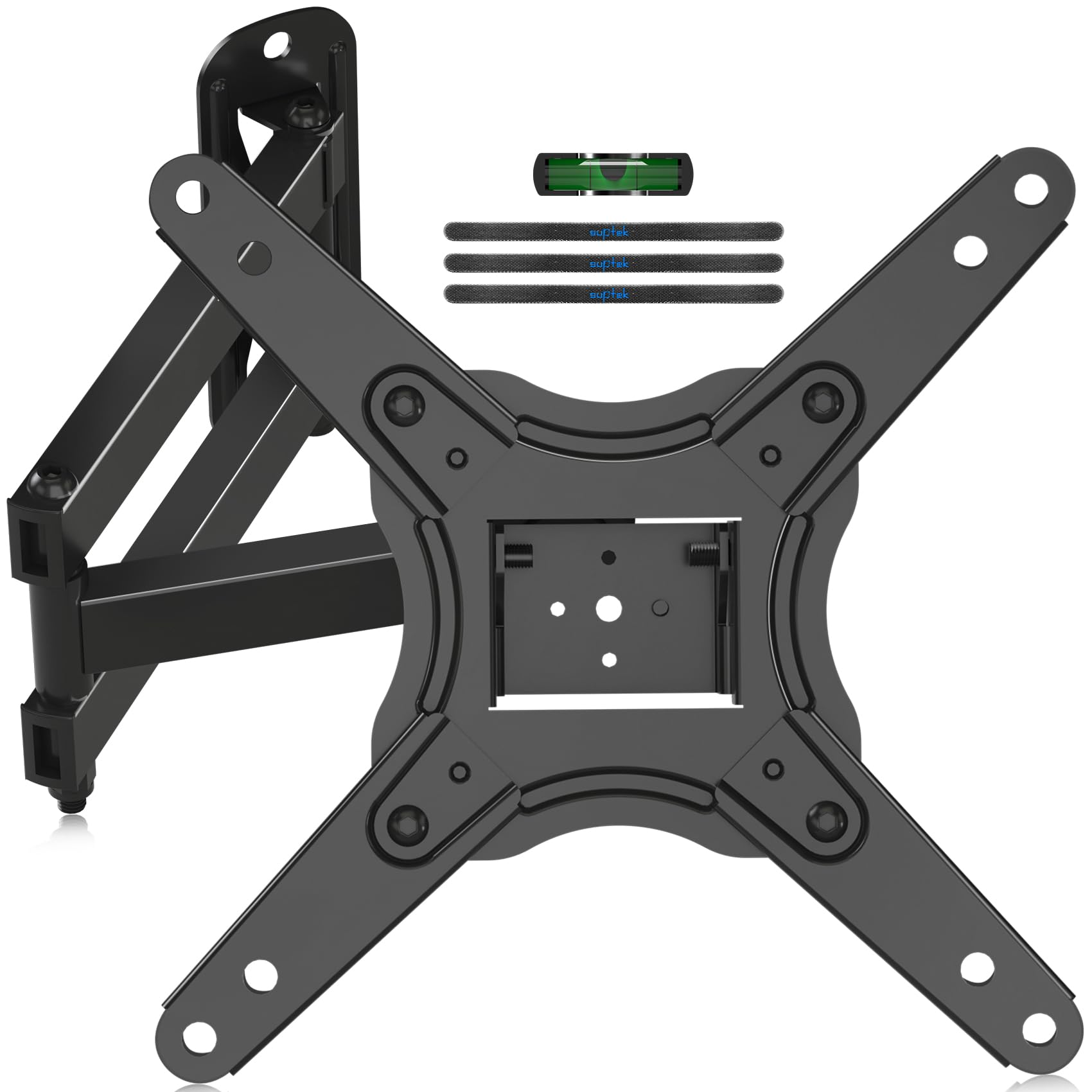Suptek Full Motion TV Wall Bracket | 13-43 inch Articulating Mount