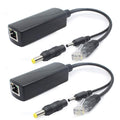 ANVISION 2-Pack 5V Gigabit PoE Splitter | IEEE 802.3af for IP Cameras
