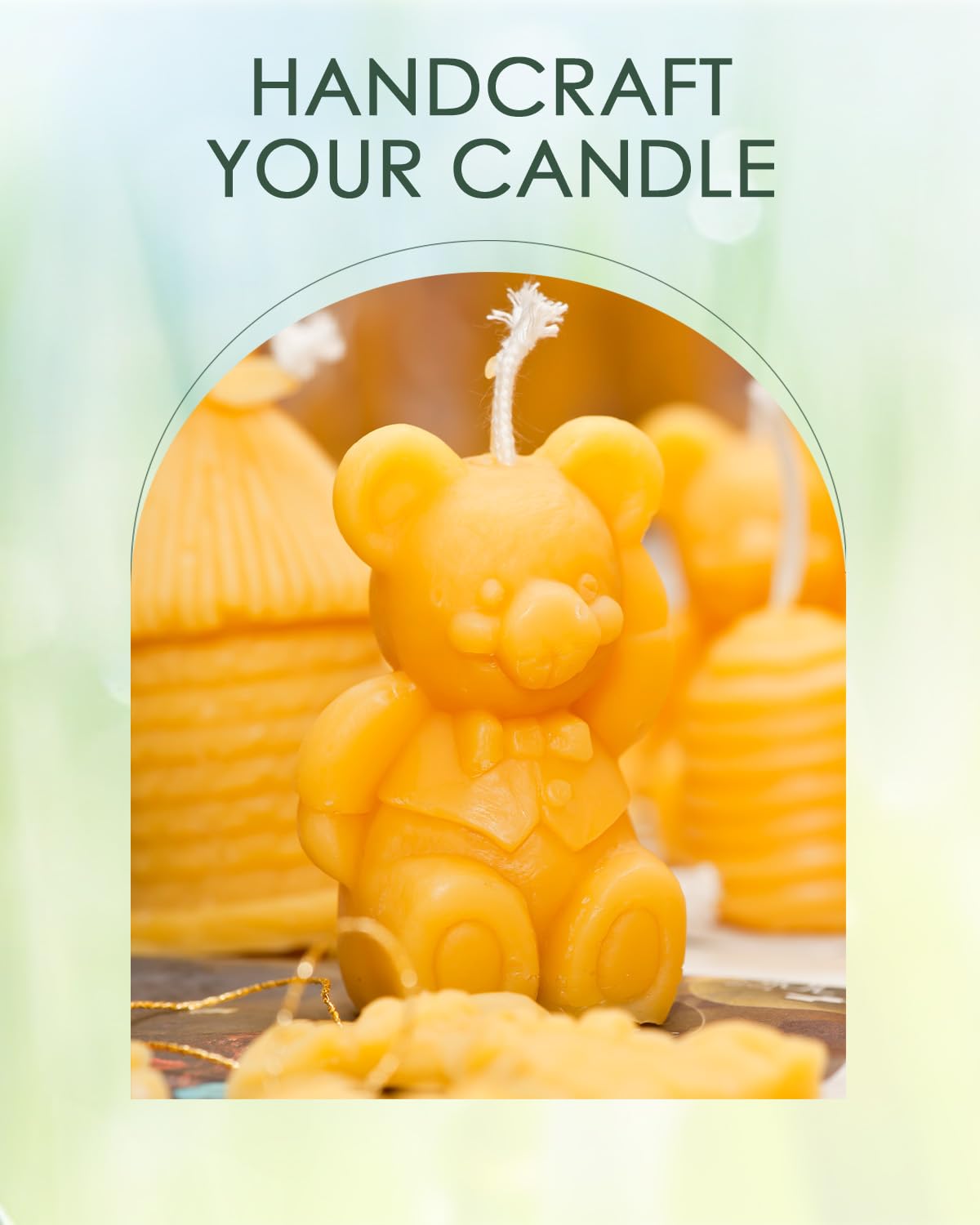 Yellow Beeswax Pellets – Organic Cosmetic Grade for DIY Candles