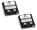 SUNDELY 2-Pack Rechargeable Batteries for Motorola TLKR T80 T60 T5 - 800mAh
