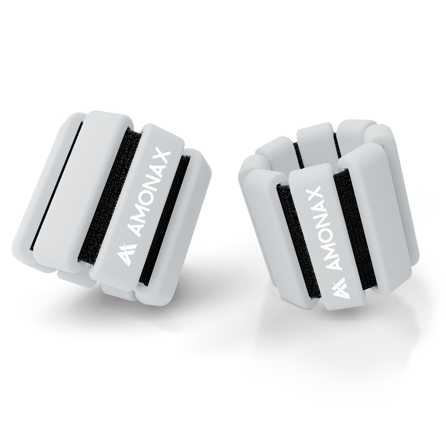 Amonax Adjustable Ankle and Wrist Weights – 2lb Pair Silicone Set