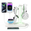 KDD Gaming Headset Stand with Wireless Charging and RGB Light Modes