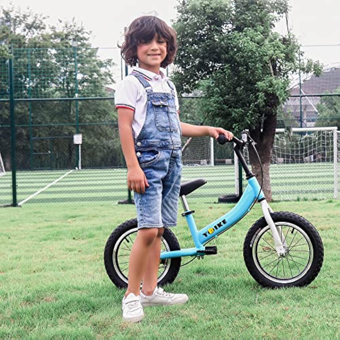 2-in-1 Kids Balance Bike with Pedals and Training Brake