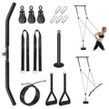 FASPUP Home Gym Cable Pulley System – LAT Pull Down & Arm Workout Kit