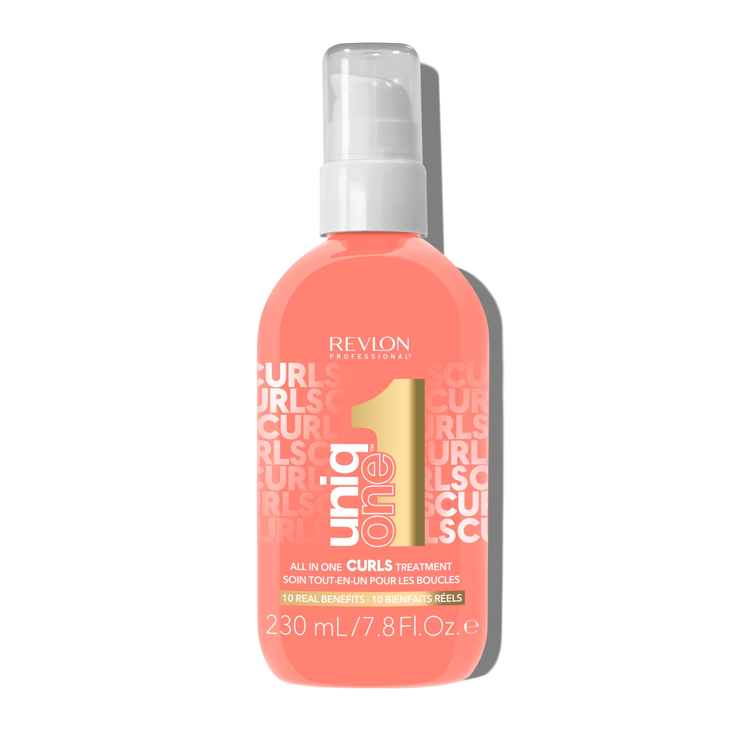 Revlon Professional UniqOne Curls Leave-in Treatment - 10-in-1 Hair Care, 230ml