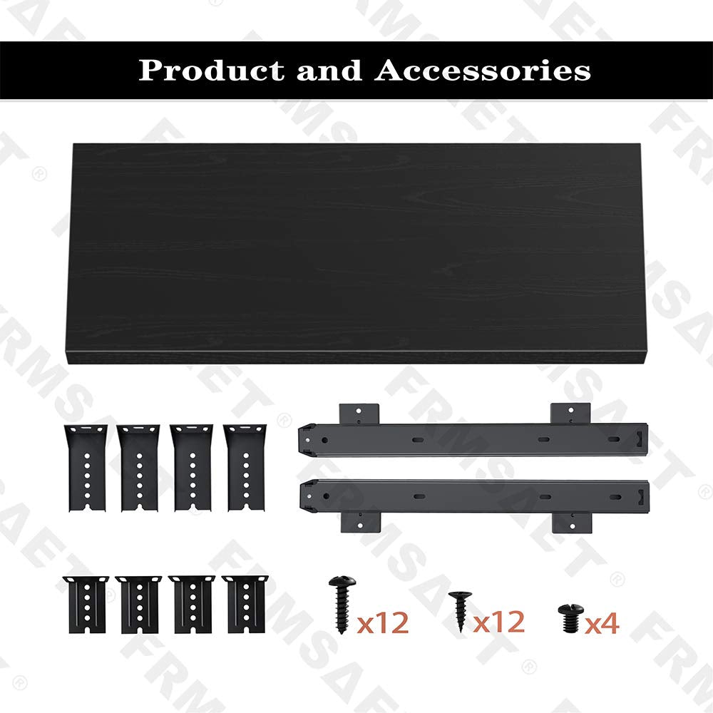 FRMSAET Office Product 20/24/30 inch Keyboard Drawer Tray20 inch, Black
