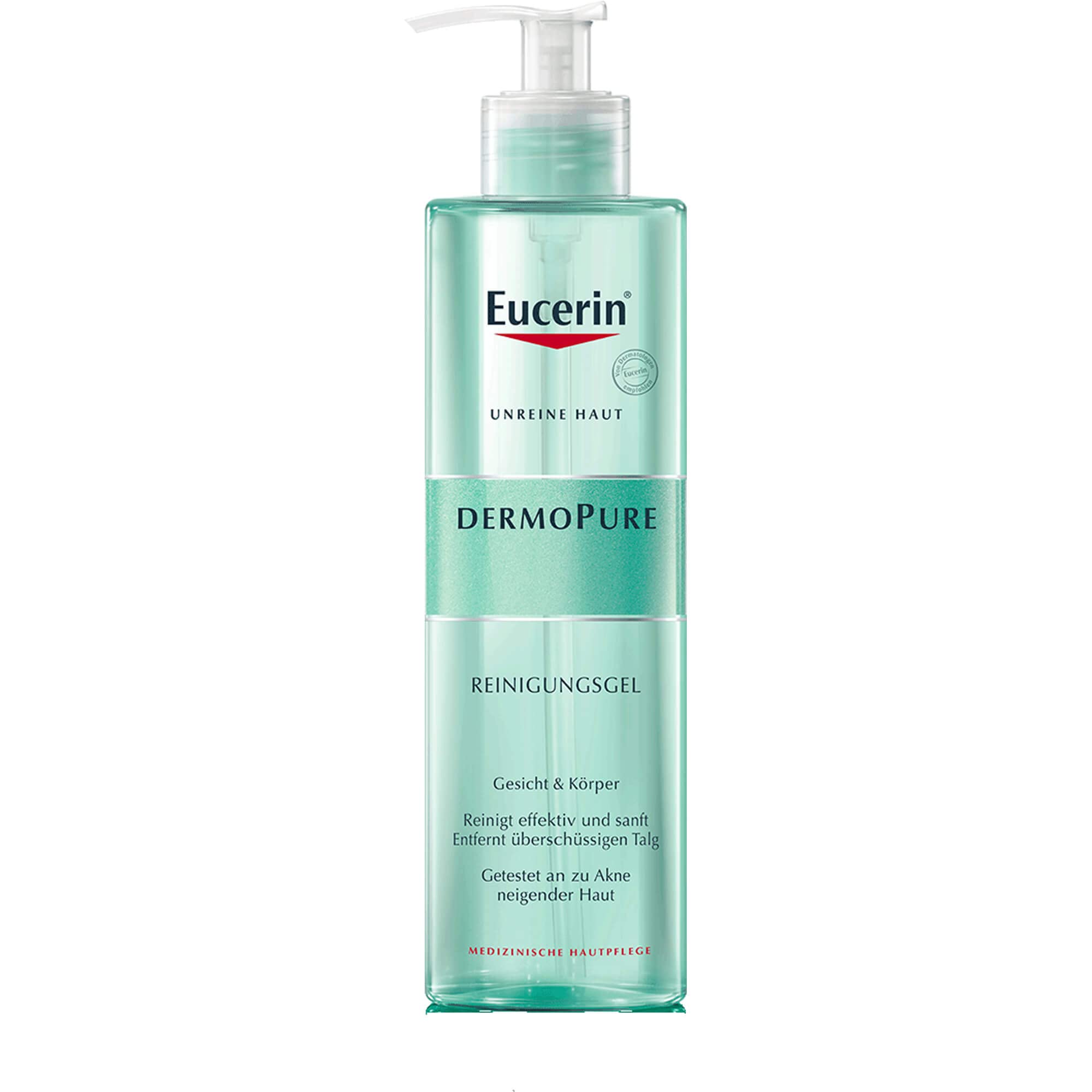 Eucerin DermoPure Cleansing Gel – 400ml Face Wash for Acne Prone Skin