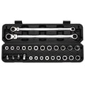 Mayouko 27PCS Extra Long Flex Head Ratcheting Wrench Set, CR-V Steel