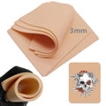 Unihuby 3mm Tattoo Practice Skin - 6pcs Double-Sided Synthetic Skin