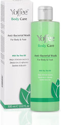 Yoffee Antibacterial Body & Foot Wash | Tea Tree Oil & Mint | 300ml