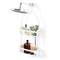 Umbra Flex Shower Caddy – Rustproof Hanging Bathroom Organizer, White