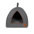 Petface Graphite Grey Felt Igloo Cat Bed – Cozy Indoor Pet Cave