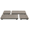 NiuYichee Diatomite Soap Dish Set | 4-Piece Water Absorbent Stone Trays